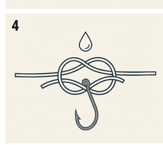 Step 4 of the Palomar knot